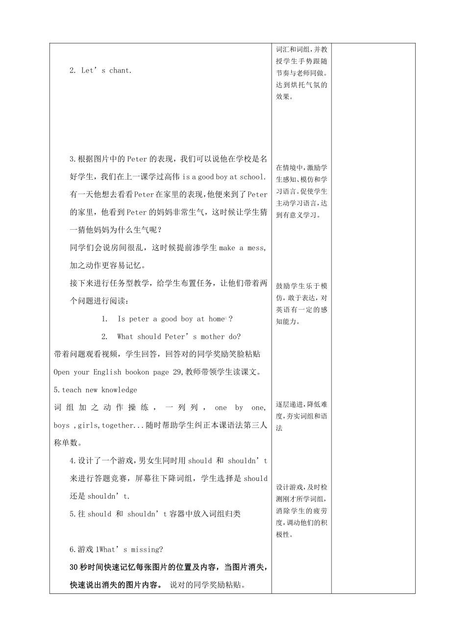 人教精通版五年级下册英语Unit 3 We should obey the rules.-Lesson 15-教案、教学设计-公开课-(配套课件编号：e22a0).doc_第3页