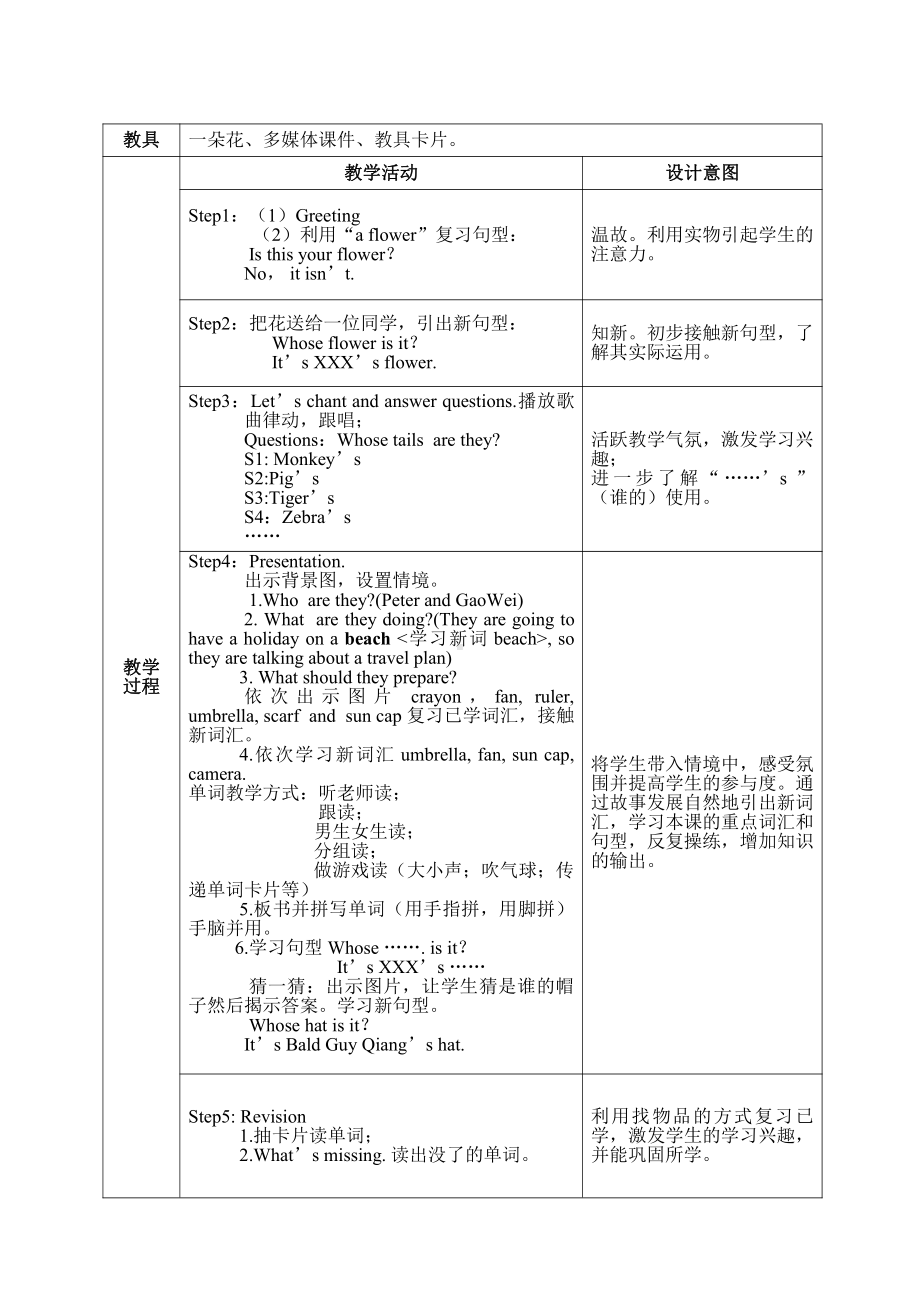 人教精通版五年级下册英语Unit 5 I'm cleaning my room.-Lesson 30-教案、教学设计-公开课-(配套课件编号：30034).docx_第2页