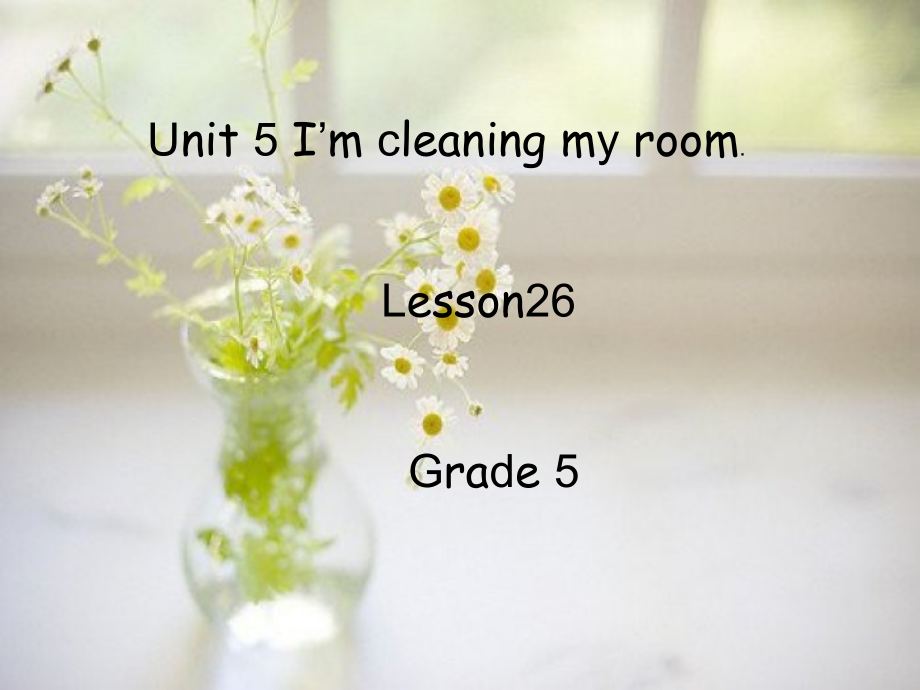 人教精通版五年级下册英语Unit 5 I'm cleaning my room.-Lesson 26-ppt课件-(含教案)-公开课-(编号：c032e).zip