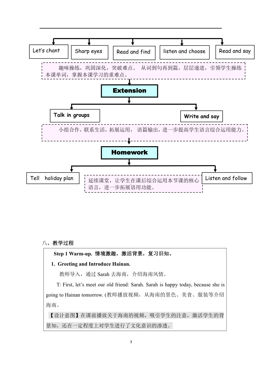 人教PEP版四年级下册Unit 5My clothes-Part B-教案、教学设计-省级优课-(配套课件编号：b4250).doc_第3页