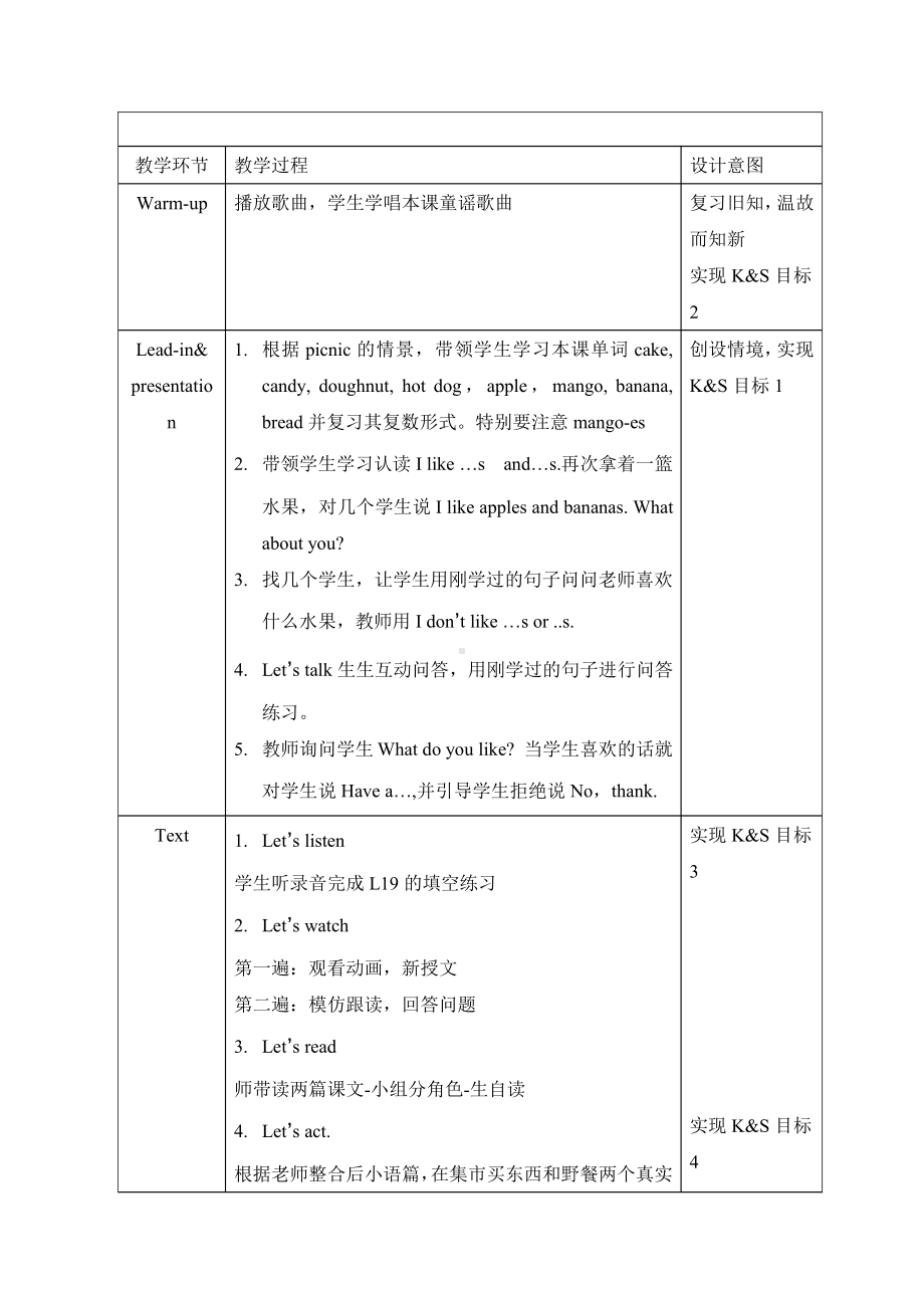 人教精通版三下Unit 4 Do you like candy -Lesson 19-教案、教学设计-公开课-(配套课件编号：a6b4e).docx_第2页