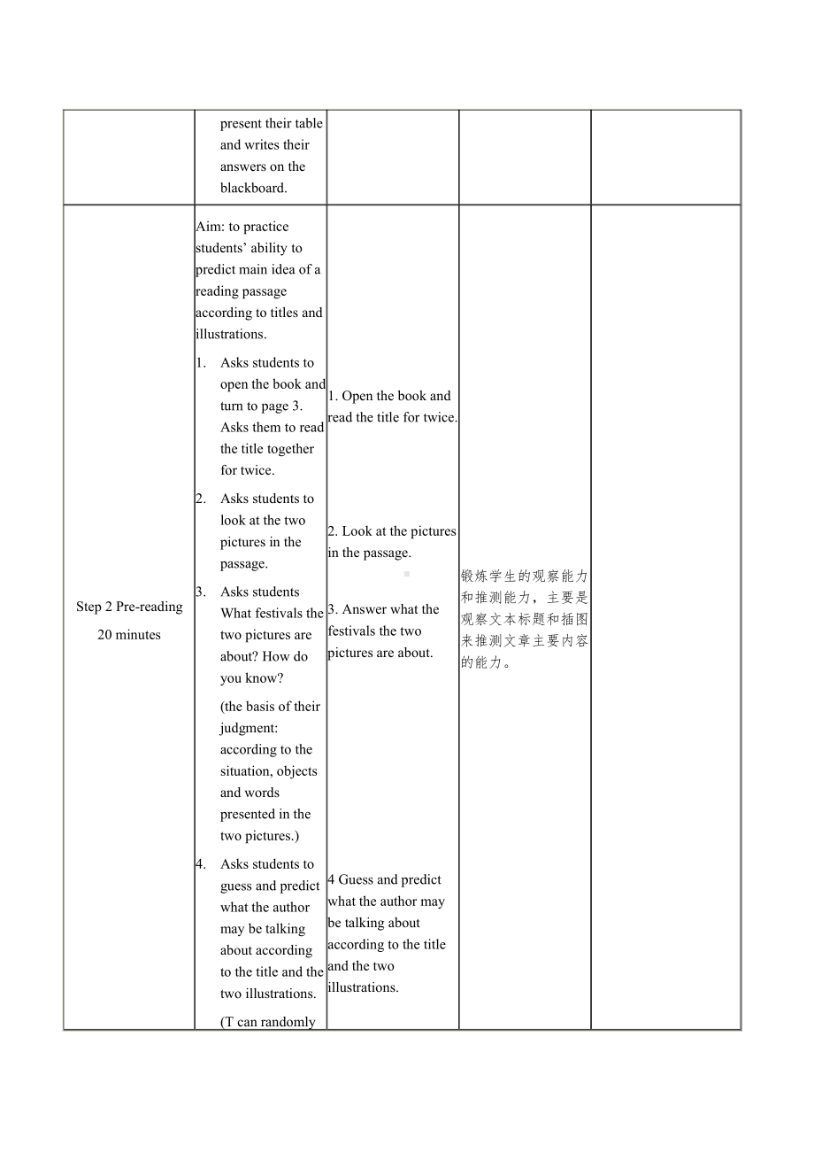 2019新人教版 高中英语 必修第三册unit1 Reading and thinking 教案.docx_第3页