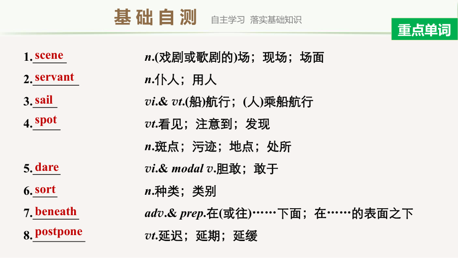 2019新人教版 高中英语 必修第三册 UNIT5 Period Three Reading and Thinking—Language Points ppt课件.pptx_第3页