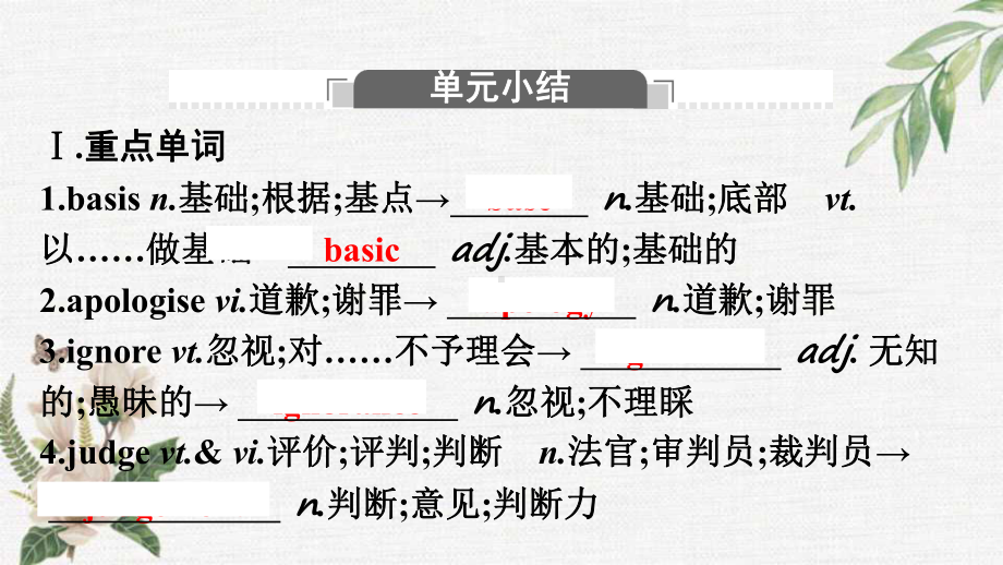 2019新人教版 高中英语 必修第三册 UNIT 5　THE VALUE OF MONEY Section Ⅴ　Assessing Your Progress & Video Timeppt课件.pptx_第2页