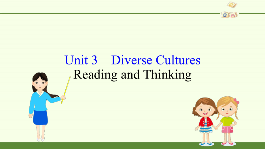 2019新人教版 高中英语 必修第三册 Unit 3　Diverse Cultures Reading and Thinking() ppt课件.pptx_第2页