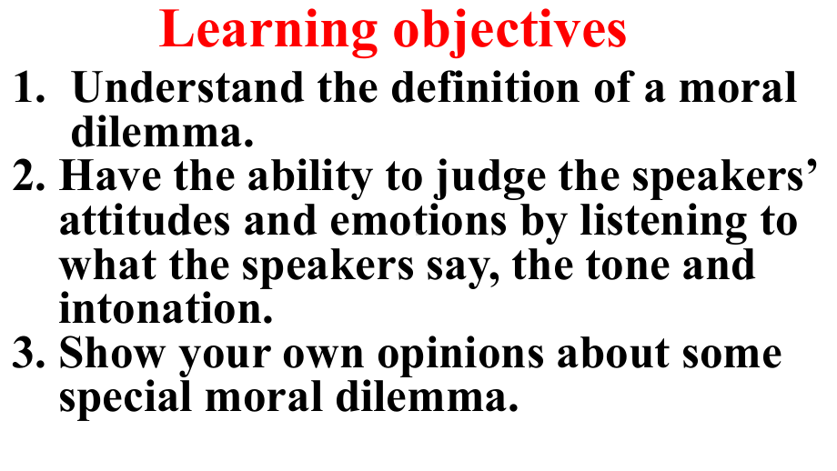 2019新人教版 高中英语 必修第三册Unit2 Morals and virtues Listening and speaking ppt课件.pptx_第2页