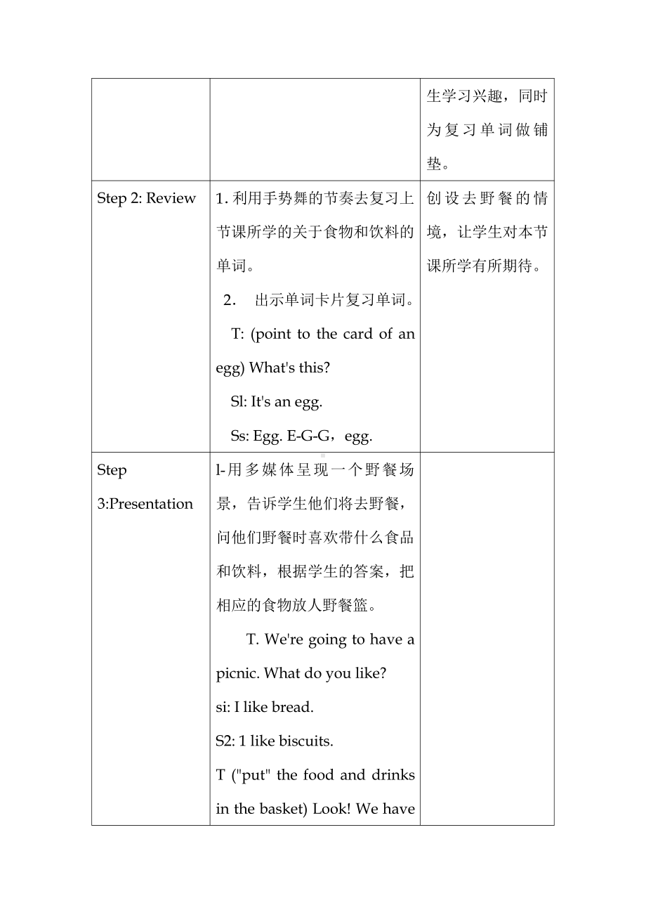 沪教版三下-Module 2 My favourite things-6 Food and drinks-教案、教学设计-市级优课-(配套课件编号：801be).docx_第2页