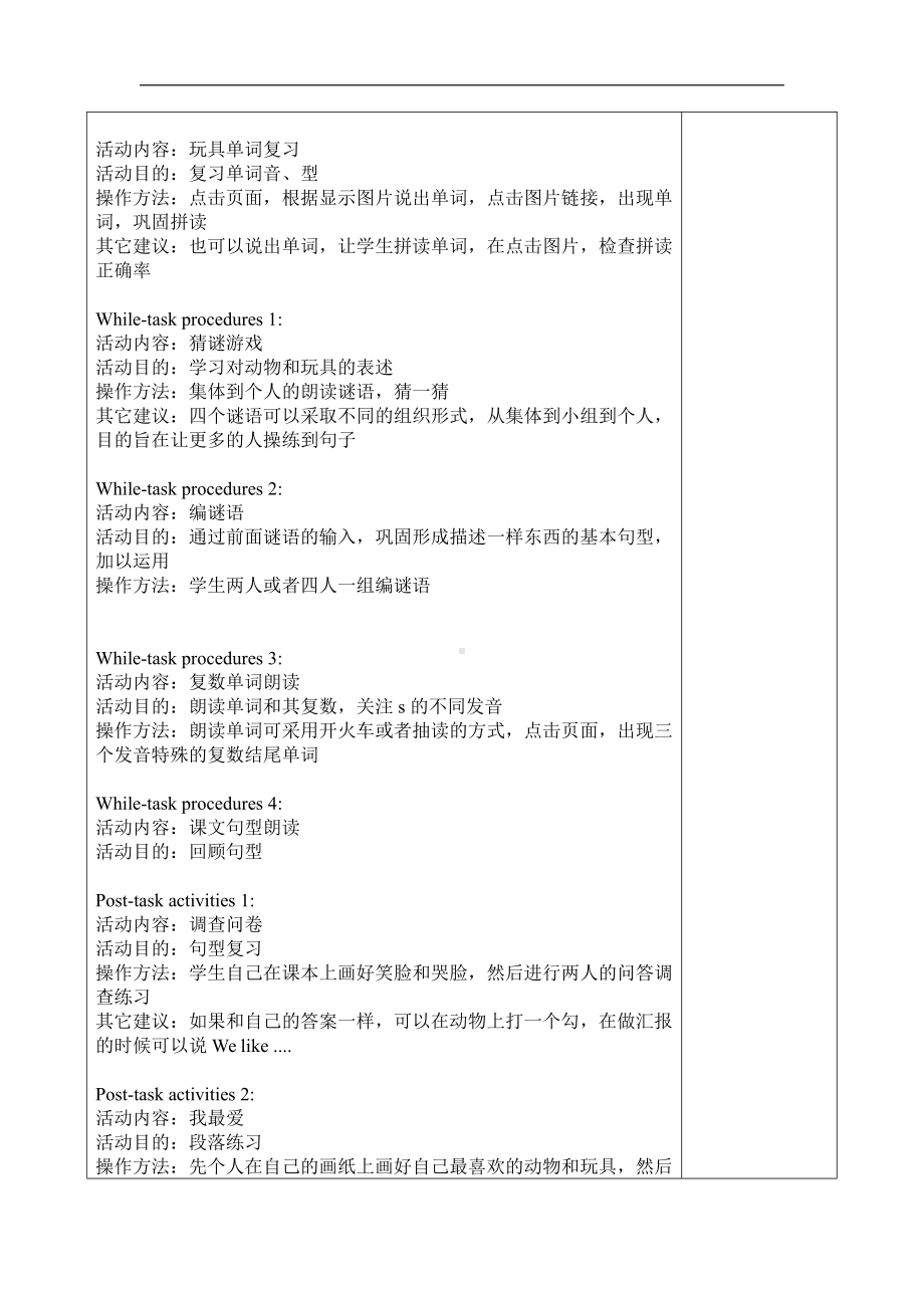 沪教版三下-Module 2 My favourite things-Revision 2-教案、教学设计-公开课-(配套课件编号：121c2).doc_第2页