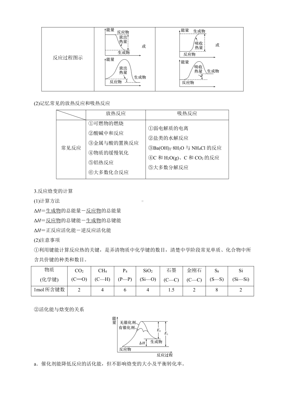 2022版步步高《大一轮复习讲义》人教版第6章 第29讲　化学能与热能.doc_第2页