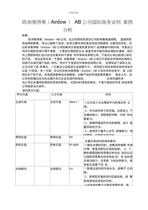 国际商务谈判案例分析69359.doc