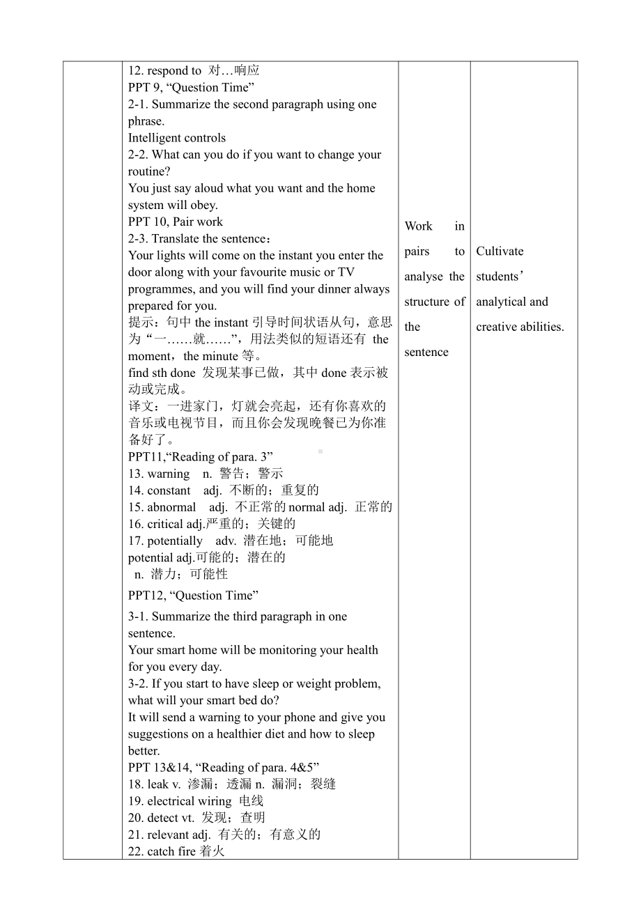 （新教材）人教版（2019）高中英语选择性必修第一册Unit2 Looking into the future Period 1 Reading and Thinking 教案 .doc_第3页