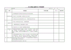 中小学幼儿园学校安全工作检查表.xlsx