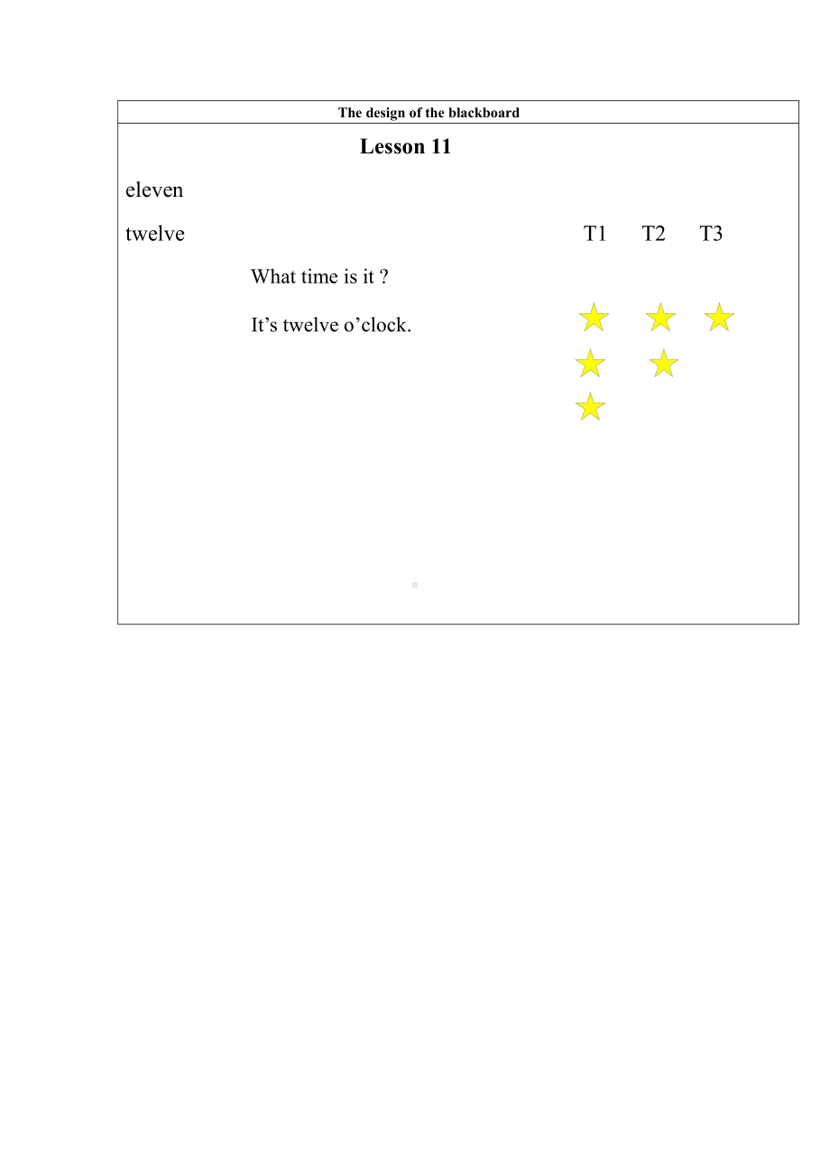 人教精通版三年级下册Unit 2 I'm in Class One,Grade Three.-Lesson 12-教案、教学设计--(配套课件编号：201a4).doc_第3页