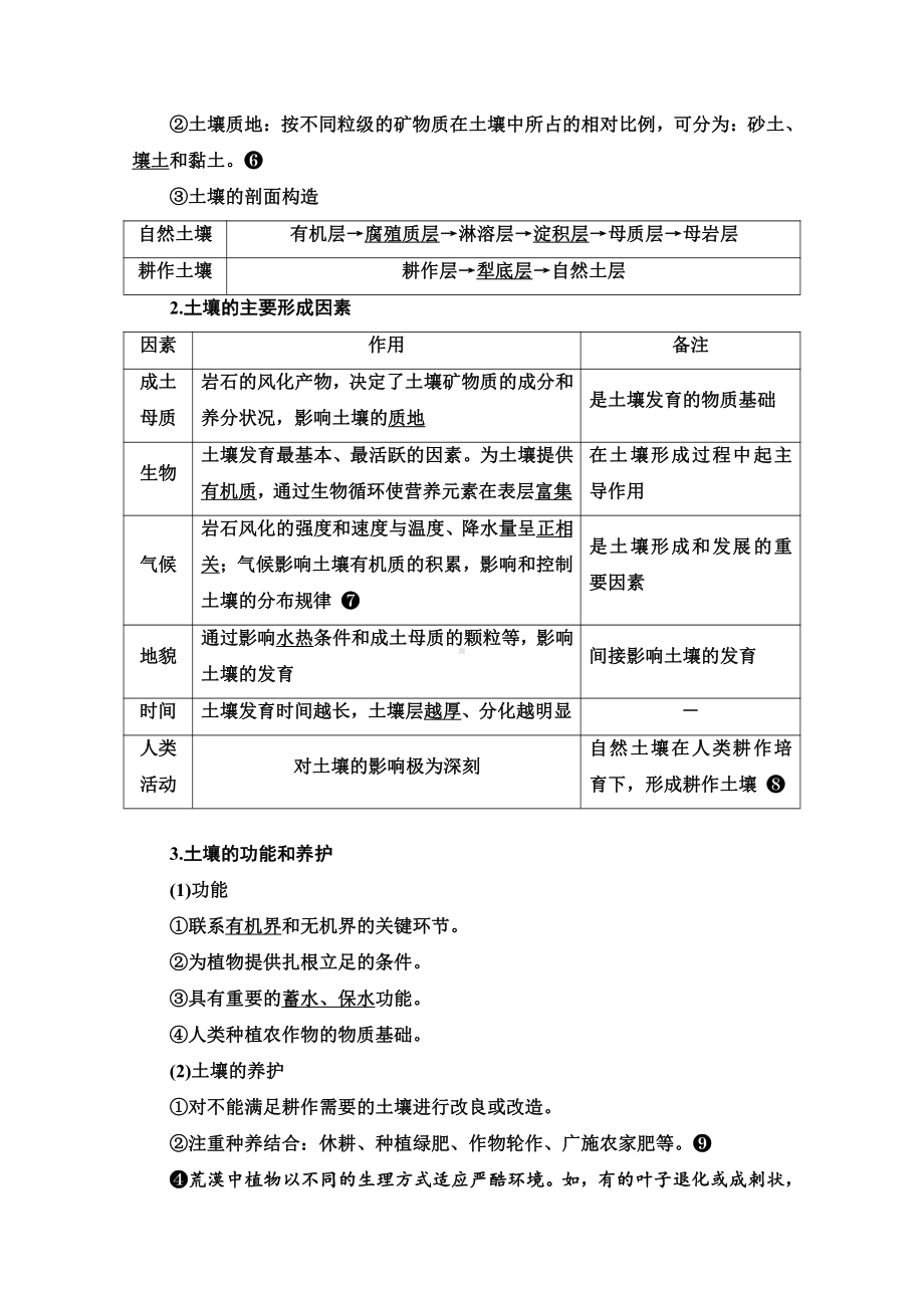 （新教材）2022年新高考地理人教版一轮复习教学案：第5章 第1节 植被与土壤（含解析）.doc_第3页