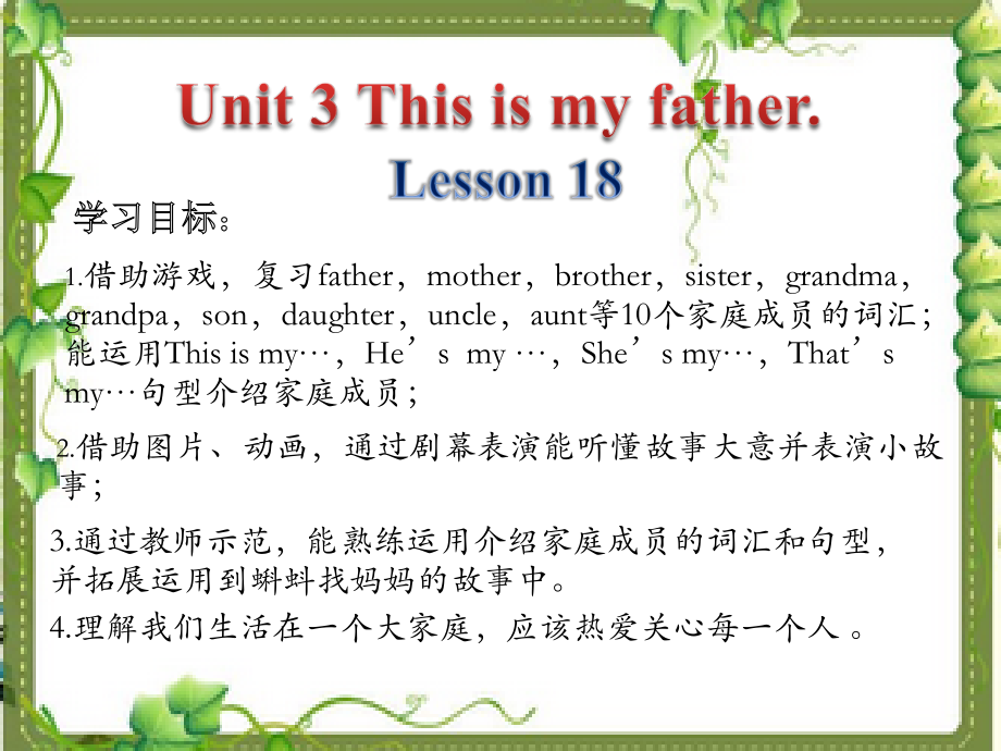 人教精通版三年级下册Unit 3 This is my father.-Lesson 18-ppt课件-(含教案)-公开课-(编号：80e5f).zip