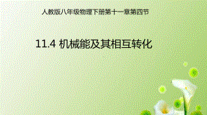 2020-2021学年人教版物理八年级下册11.4机械能及其转化-课件.ppt