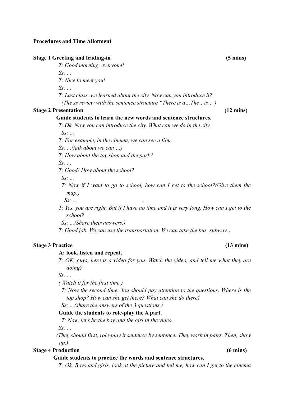 人教版（新起点）四年级下册Unit 2 Cities-Lesson 2-教案、教学设计--(配套课件编号：60356).doc_第2页