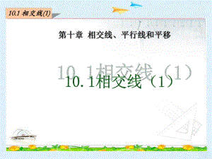 10.1相交线-课件-2020-2021学年沪科版数学七年级下册.ppt