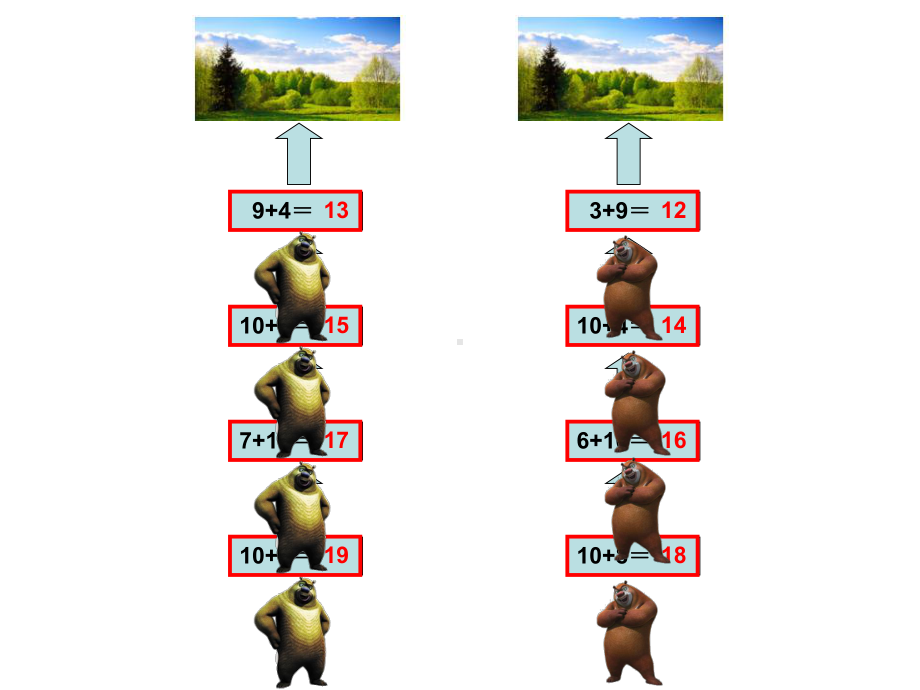 北师大版数学一年级上册-09七 加与减（二）-044 有几棵树（8加几的进位加法）-课件05.ppt_第2页