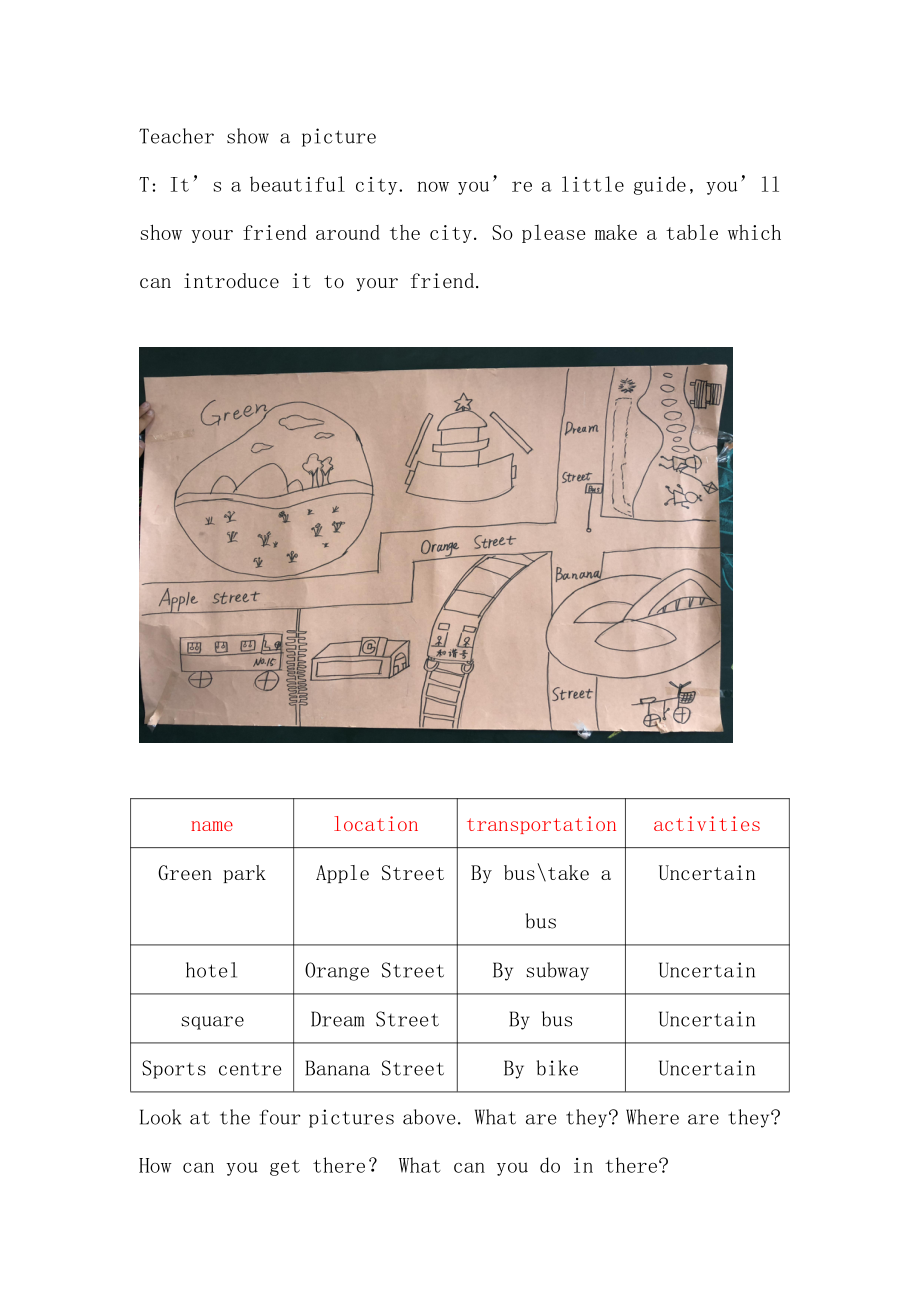 人教版（新起点）四年级下册Unit 2 Cities-Lesson 3-教案、教学设计--(配套课件编号：3056f).doc_第3页