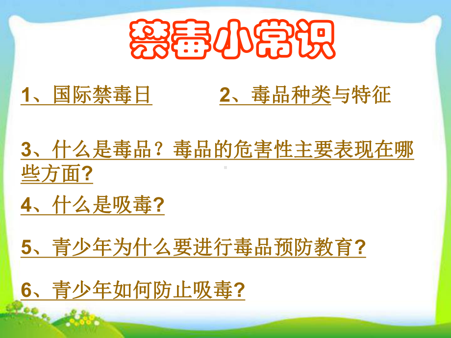 初中珍爱生命远离毒品主题班会：禁毒主题班会 (2)ppt课件.pptx_第2页