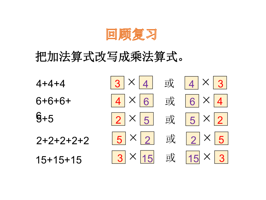 北师大版数学二年级上册-05五 2~5的乘法口诀-01数松果-课件03.pptx_第3页