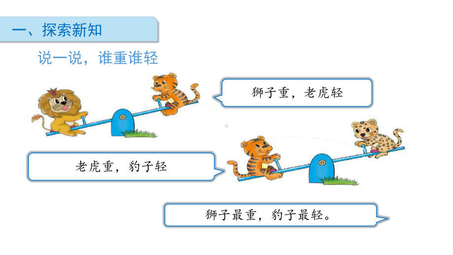 北师大版数学一年级上册-03二 比较-033 跷跷板-课件01.ppt_第2页