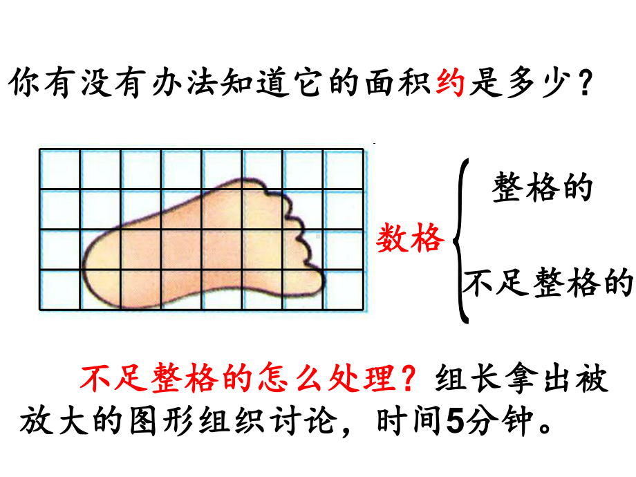 北师大版数学五年级上册-07六 组合图形的面积-022 探索活动：成长的脚印-课件02.ppt_第3页