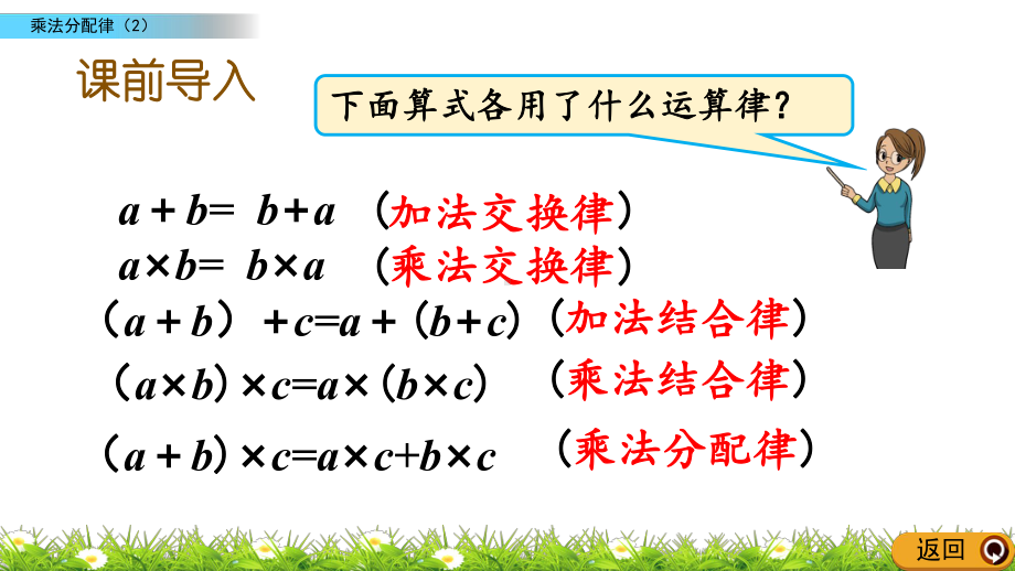 北师大版数学四年级上册-05四 运算律-055 乘法分配律-课件03.pptx_第2页