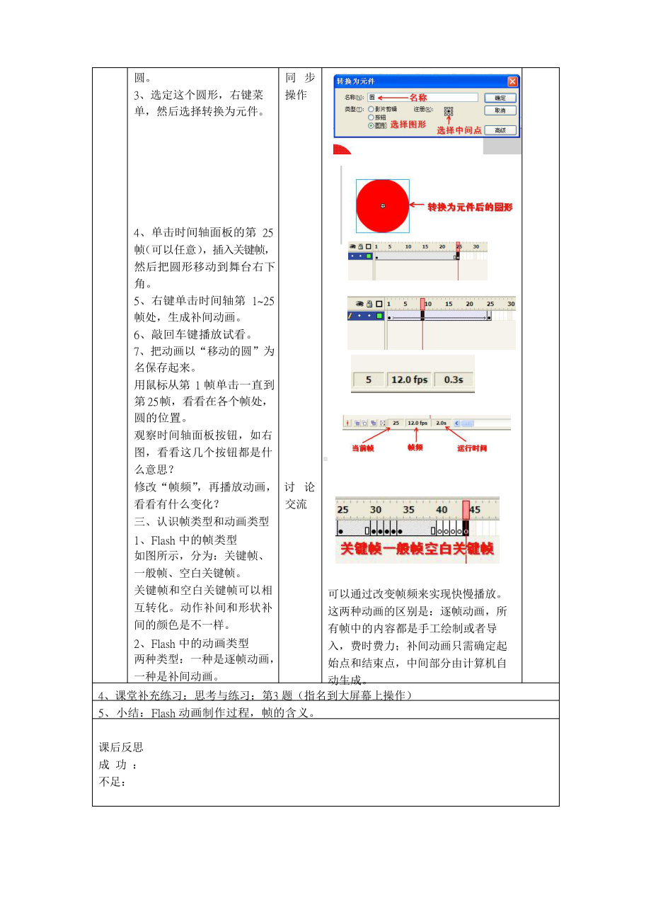 2021新人教版八年级下册《信息技术》 第2章 活动1 认识Flash动画 教案.docx_第2页