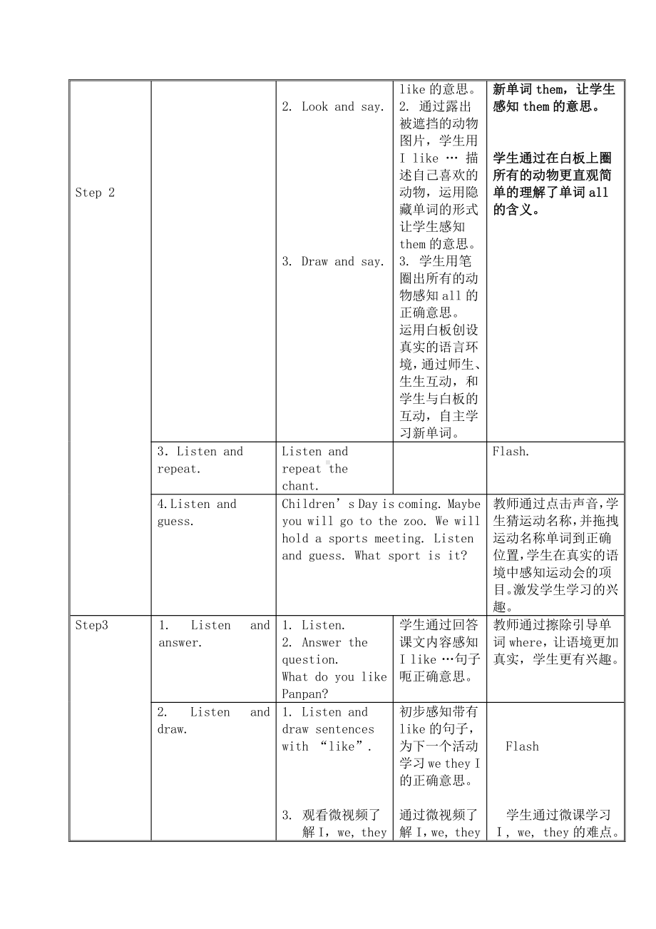 外研版（一起）一年级下册Module 9-Unit 1 I like football.-教案、教学设计-公开课-(配套课件编号：3091c).doc_第2页