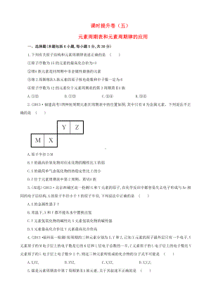 （课时讲练通）高中化学 1.2.2元素周期表和元素周期律的应用课时提升卷 新人教版必修2.doc