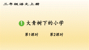 小学三年级上语文1《大青树下的小学》优质PPT课堂教学课件.pptx