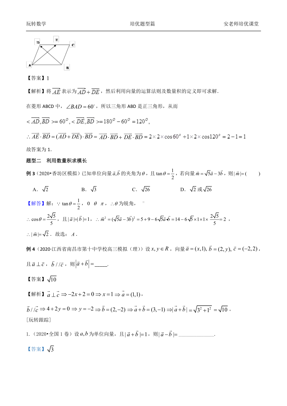 考点13 平面向量数量积教师 .pdf_第3页