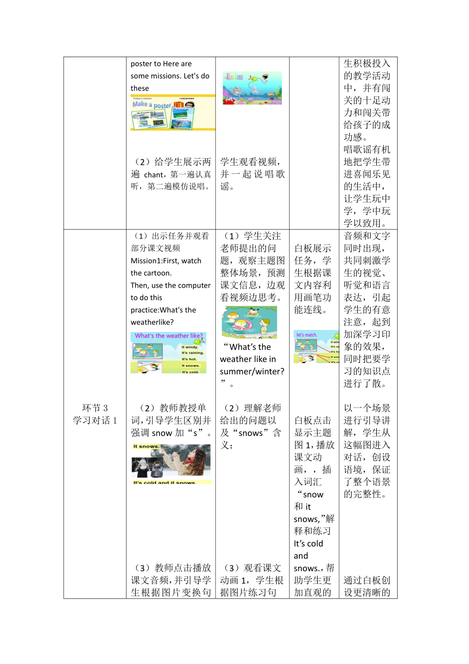 外研版（一起）二年级下册Module 1-Unit 2 I like swimming.-教案、教学设计-市级优课-(配套课件编号：20026).doc_第3页