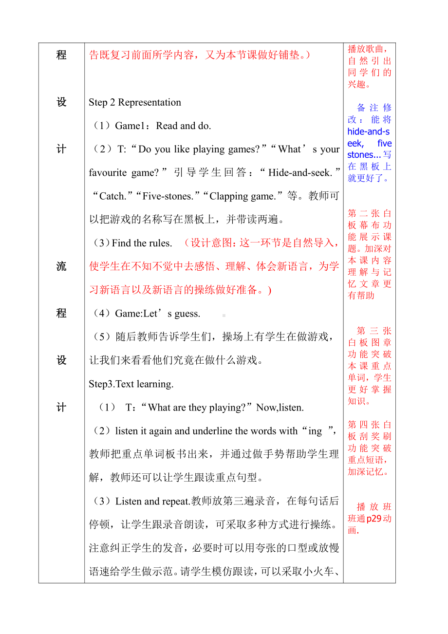 外研版（一起）二年级下册Module 5-Unit 2 What are the kids playing -教案、教学设计--(配套课件编号：9067f).doc_第2页