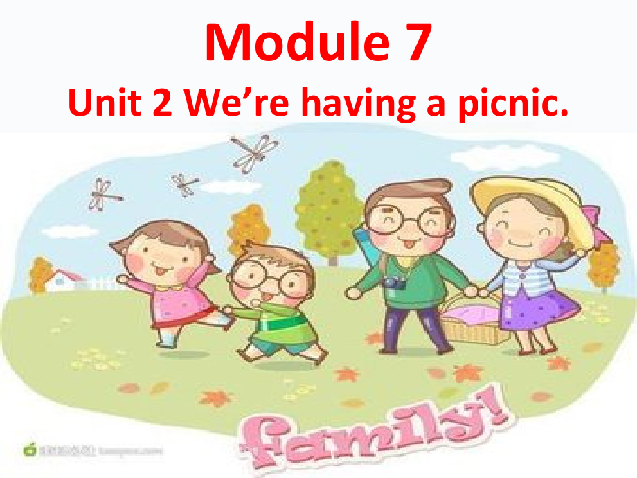 外研版（一起）二年级下册Module 7-Unit 2 We're having a picnic.-ppt课件-(含教案+视频+素材)-部级优课-(编号：0432d).zip