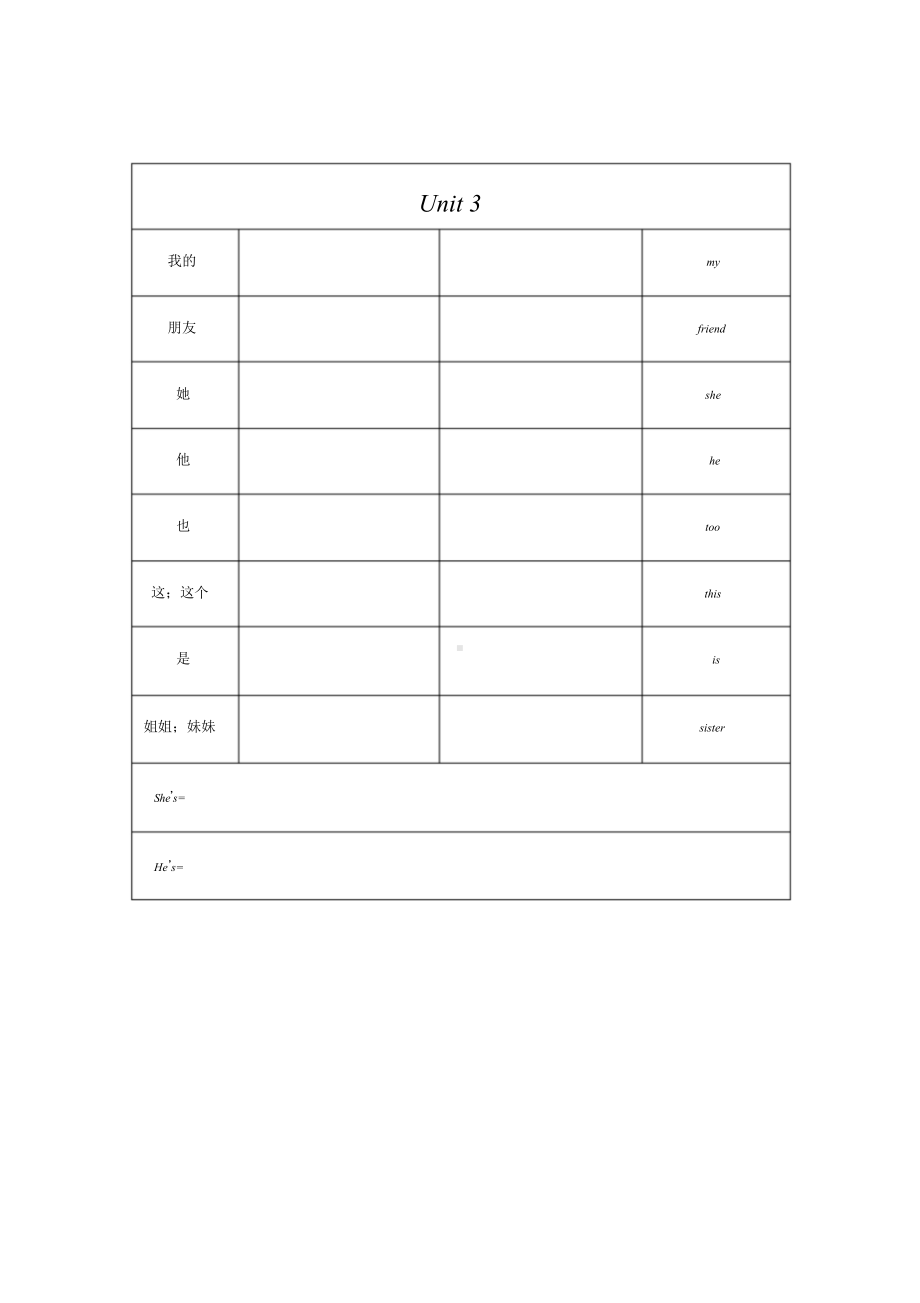 译林版三年级上英语单词默写表.doc_第3页