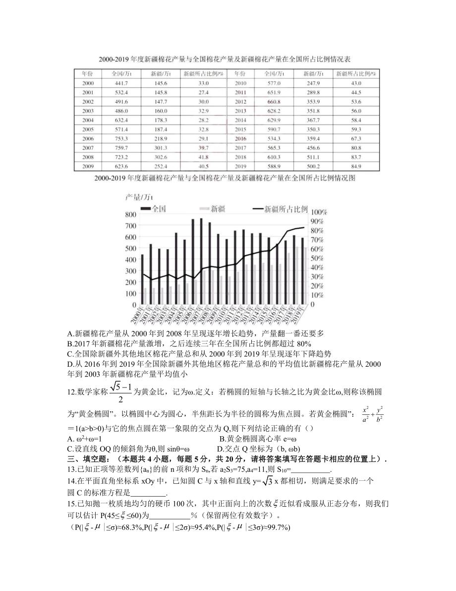 2021届江苏省泰州市2021届高三4月第二次适应性考试数学试卷（word含解析）.docx_第2页