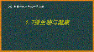 新教科版2021六年级科学上册《1.7微生物与健康》课件.pptx