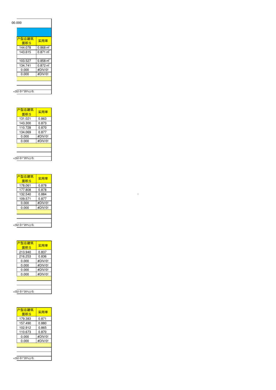 户型面积计算表(总指标).pdf_第3页