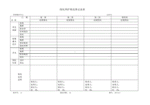 绿化养护周巡查记录表.doc