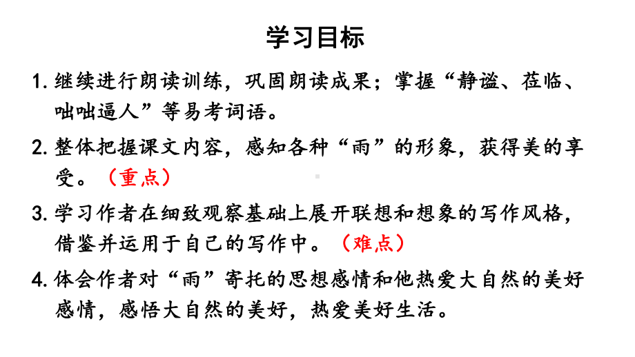 （人教部编版）七年级上语文3《雨的四季》优质精品课课堂教学PPT课件.pptx_第3页