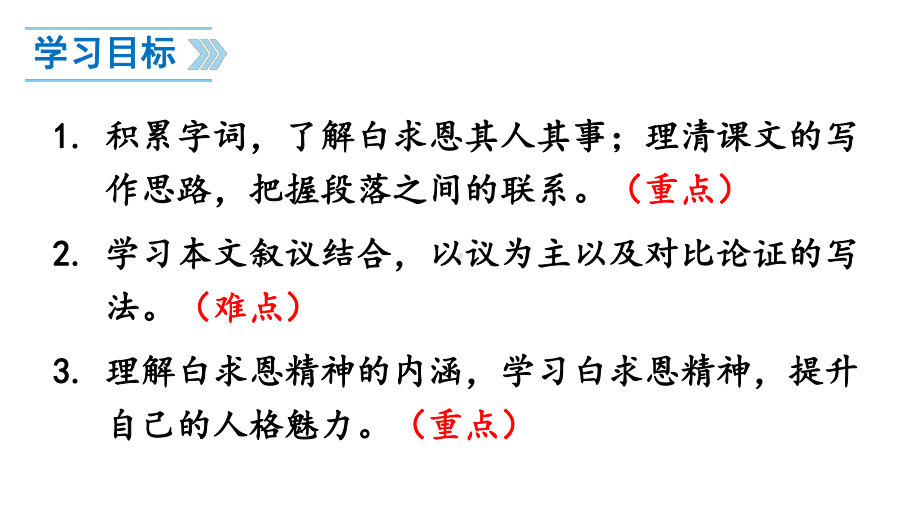 （人教部编版）七年级上语文12《纪念白求恩》优质课堂教学PPT课件.pptx_第2页