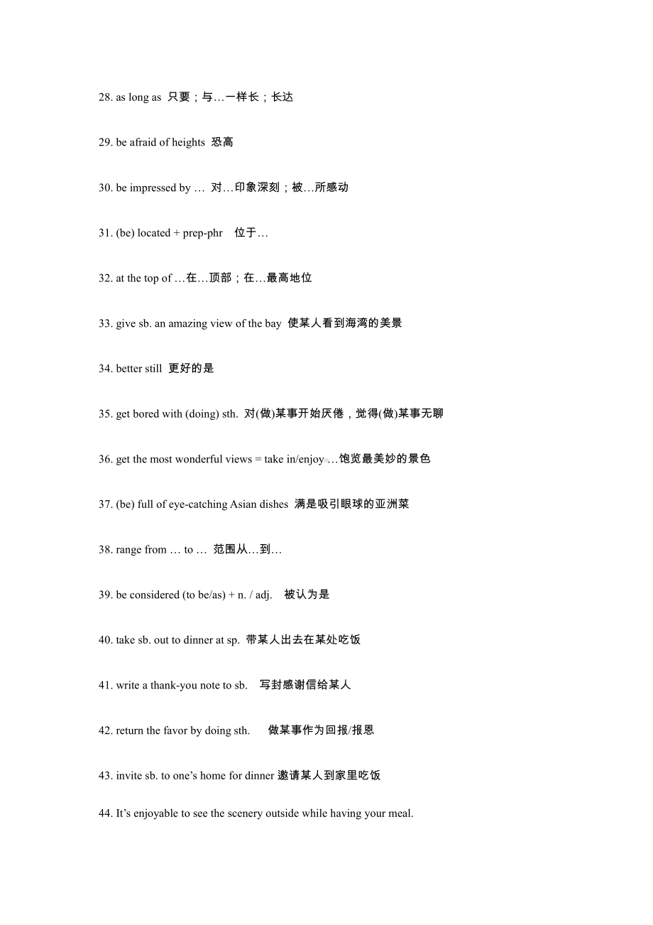 （2021新）牛津译林版高中英语选修一Unit 1 Grammar & Intergraded skills p. 6-10重点词组整理及练习 （含答案）.docx_第3页