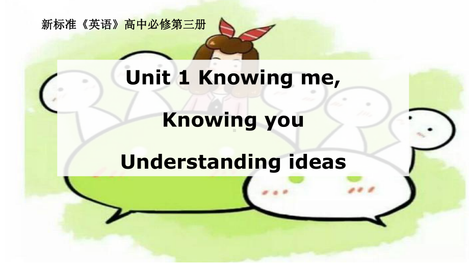 （2019新教材）外研版高中英语必修三Unit 1 Understanding ideasppt课件.pptx_第1页