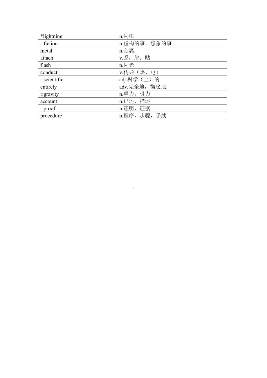 （2019新教材）外研版高中英语必修三Unit3 单词表.docx_第2页