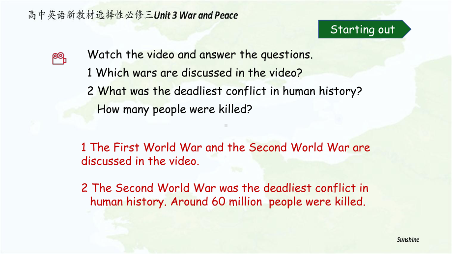 （2019新教材）外研版高中英语必修三Unit 3 War and peace Starting out and Understanding ideas The D-Day landings ppt课件.pptx_第2页