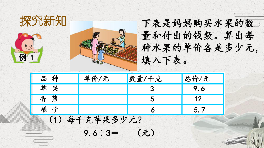 （苏教版）五年级上数学《除数是整数的小数除法》优质课堂教学PPT课件.pptx_第3页