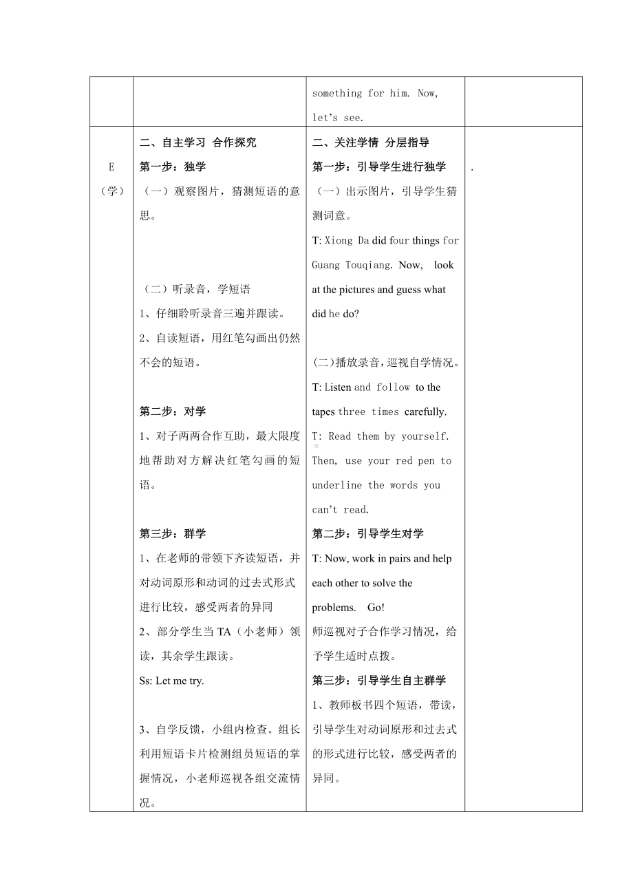 重庆大学版六年级下册Unit 2 A Terrible Day-Lesson 2-教案、教学设计--(配套课件编号：a156b).doc_第2页